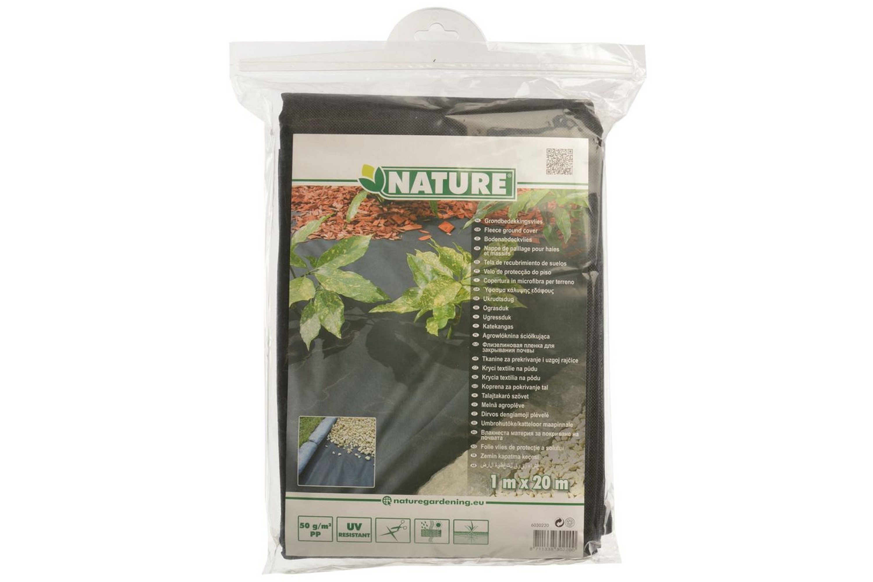 Be Basic Nature Jorddekke 1x20 m svart 6030220 -