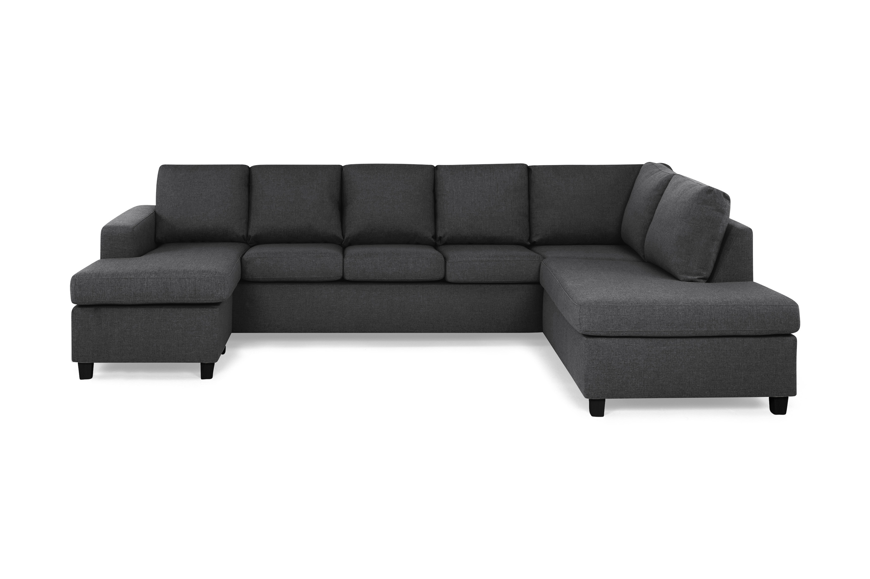 Scandinavian Choice U-sofa Nevada XL Divan Venstre - Mørkgrå