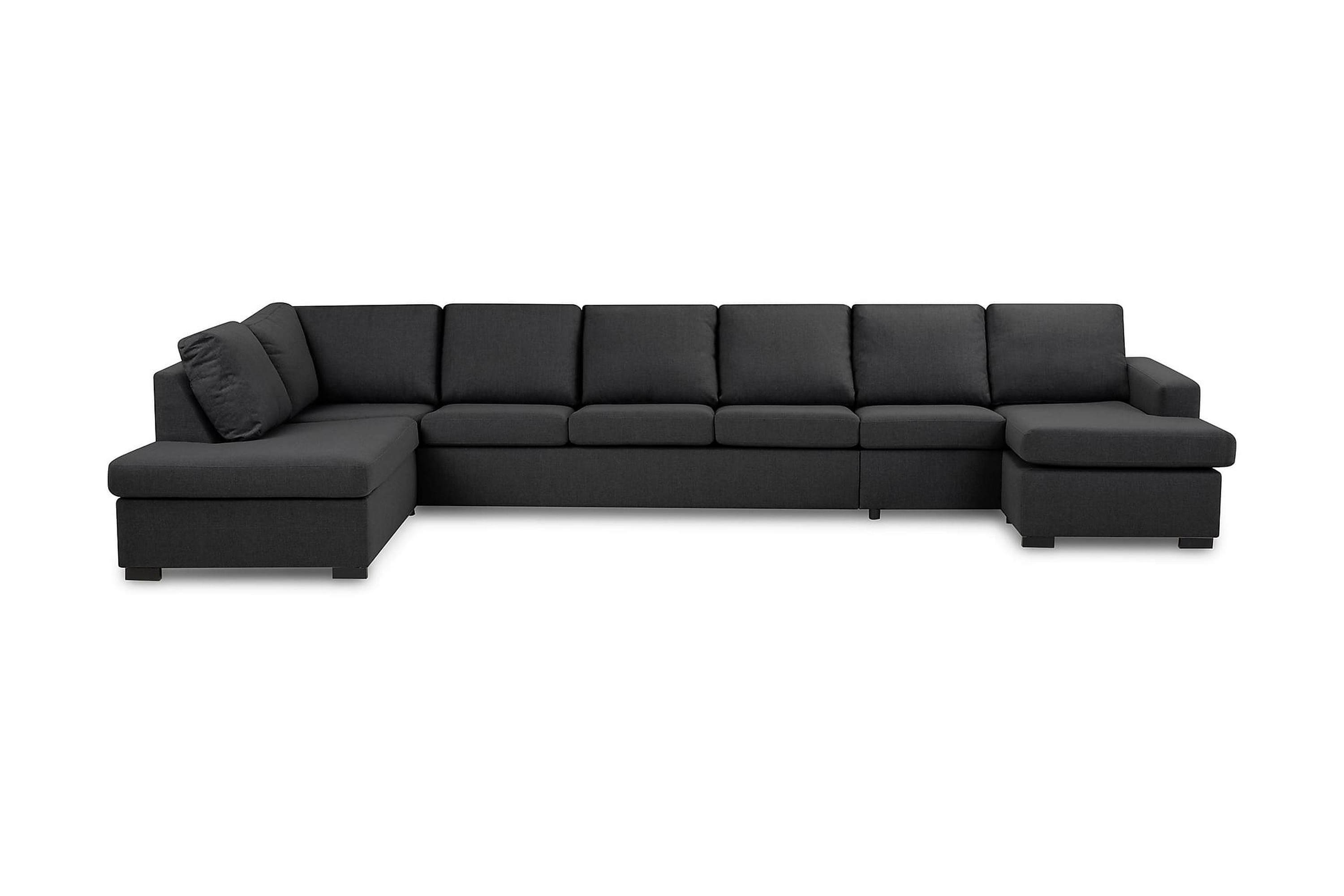 Scandinavian Choice U-sofa Nevada XXL Divan Høyre - Mørkgrå