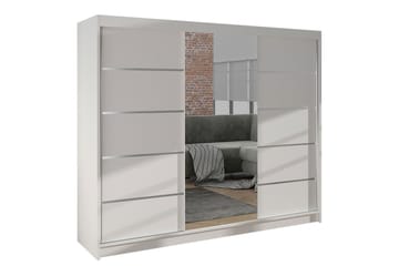 Garderobe med speil Cyria 200x215 cm