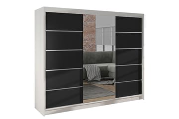 Garderobe med speil Cyria 200x215 cm