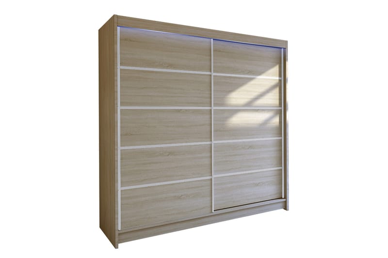 Canderbury Garderobe 180x215 cm - Beige - Oppbevaring - Garderober & garderobesystem