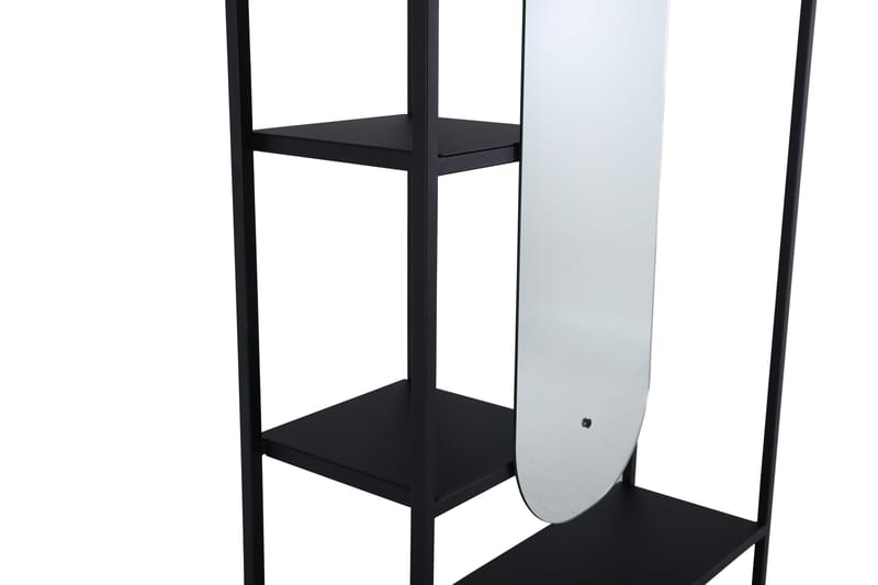 Classe Garderobe 100x200 cm - Svart - Oppbevaring - Garderober & garderobesystem