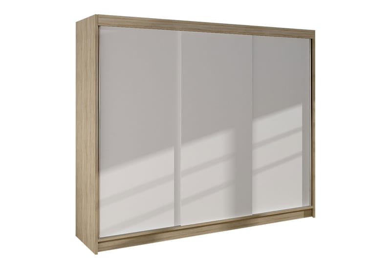 Cyria Garderobe 200x215 cm - Beige/Hvit - Oppbevaring - Garderober & garderobesystem