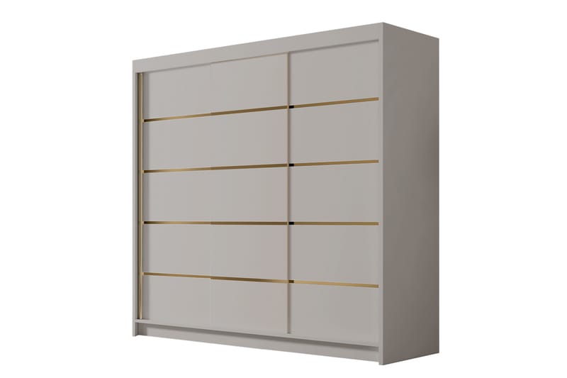 Dianna Garderobe 200x215 cm - Beige - Oppbevaring - Garderober & garderobesystem