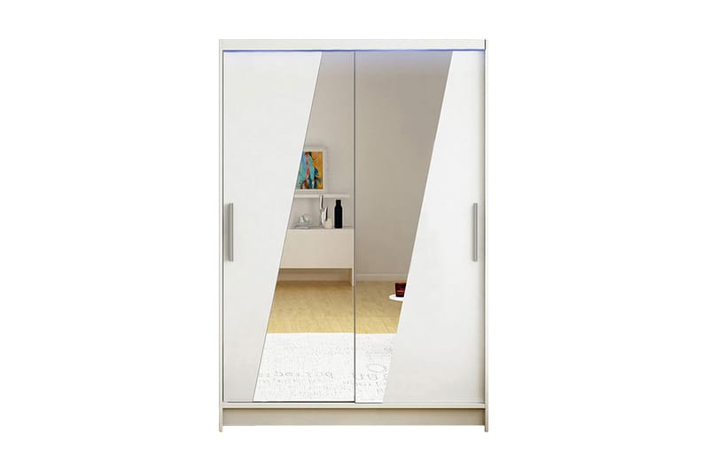 Garderobe + LED - Hvit - Oppbevaring - Garderober & garderobesystem