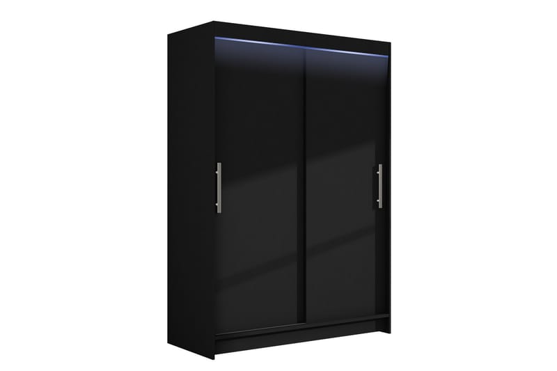 Garderobe Aldo 120x200 cm - Svart - Oppbevaring - Garderober & garderobesystem