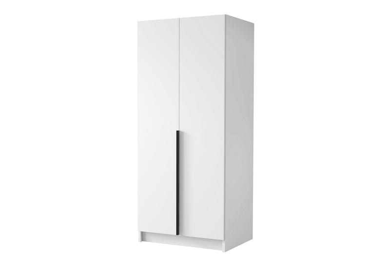 Garderobe Barriga 100 cm - Hvit/Svart - Oppbevaring - Garderober & garderobesystem