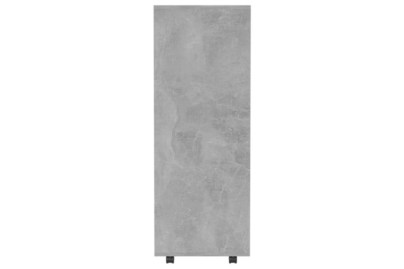 Garderobe betonggrå 80x40x110 cm sponplate - Grå - Oppbevaring - Garderober & garderobesystem