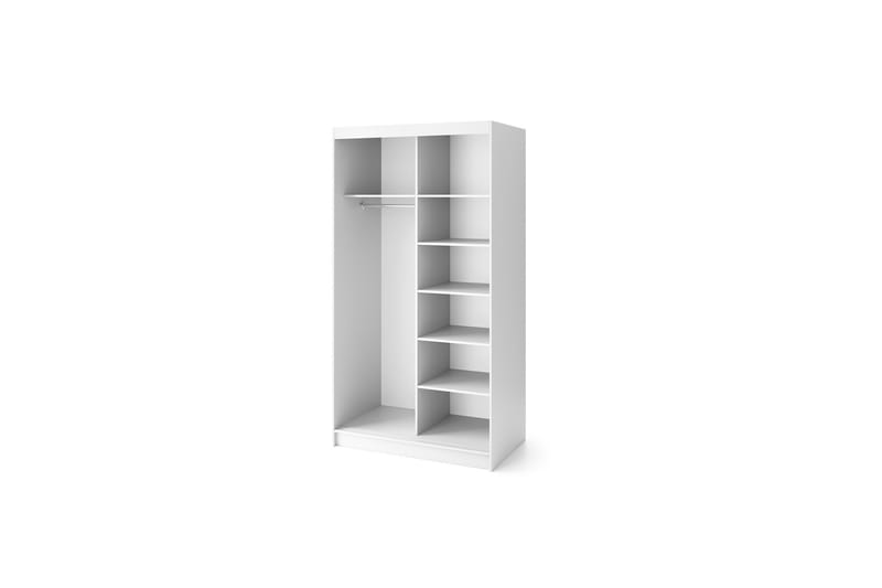 Garderobe Biancco 120x220 cm - Hvit - Oppbevaring - Garderober & garderobesystem