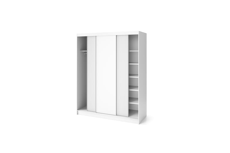 Garderobe Biancco 120x220 cm - Hvit - Oppbevaring - Garderober & garderobesystem