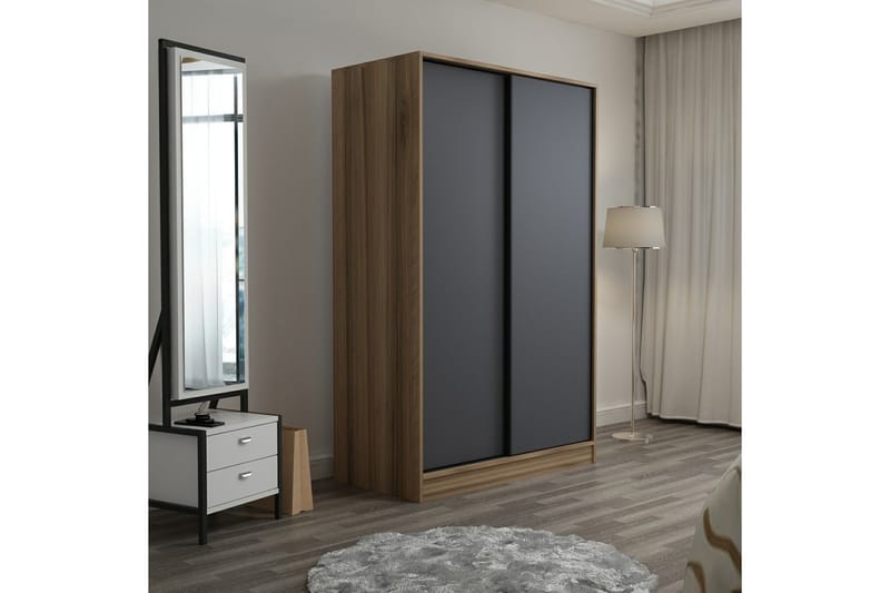 Garderobe Cambrian 120 cm - Antrasitt - Oppbevaring - Garderober & garderobesystem