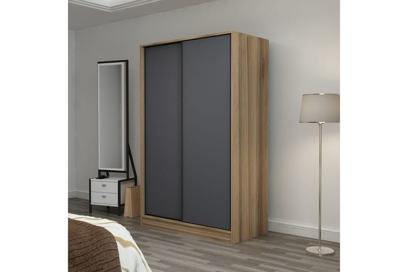 Garderobe Cambrian 120 cm - Antrasitt - Oppbevaring - Garderober & garderobesystem