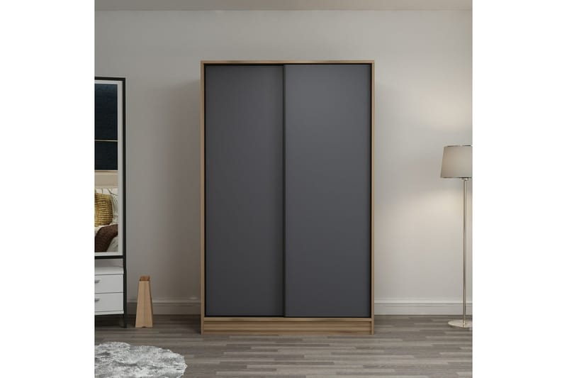 Garderobe Cambrian 120 cm - Antrasitt - Oppbevaring - Garderober & garderobesystem