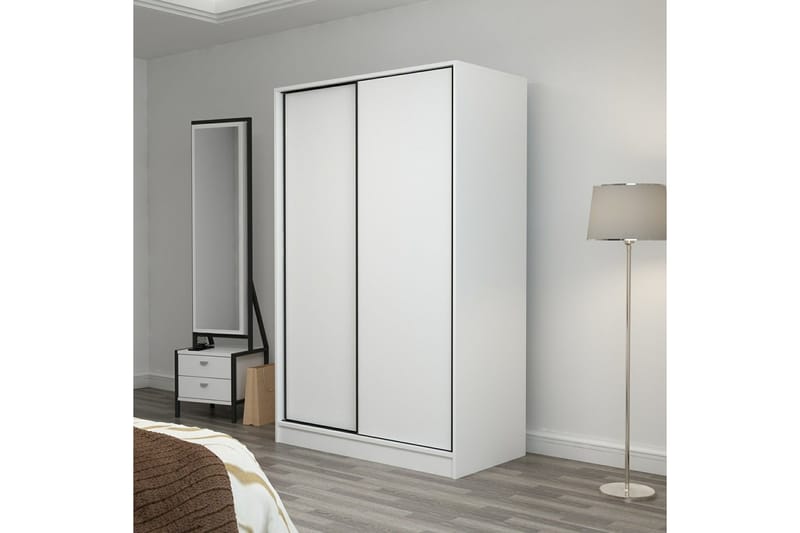 Garderobe Cambrian 120 cm - Hvit - Oppbevaring - Garderober & garderobesystem