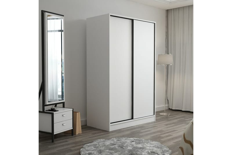 Garderobe Cambrian 120 cm - Hvit - Oppbevaring - Garderober & garderobesystem