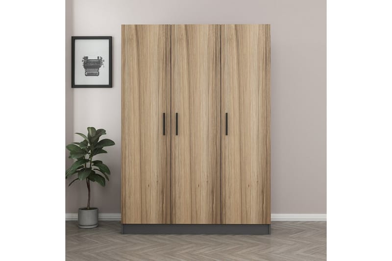 Garderobe Cambrian 135 cm - Antrasitt - Oppbevaring - Garderober & garderobesystem