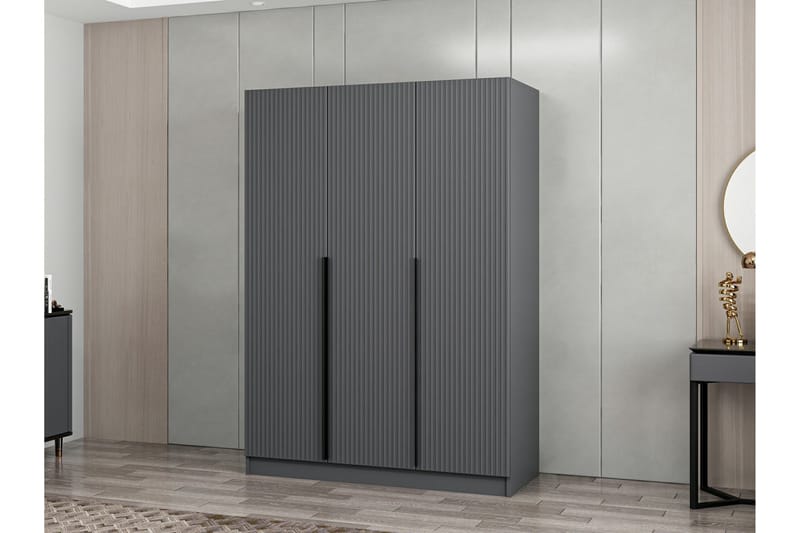 Garderobe Cambrian 135 cm - Antrasitt - Garderober & garderobesystem - Garderobeskap