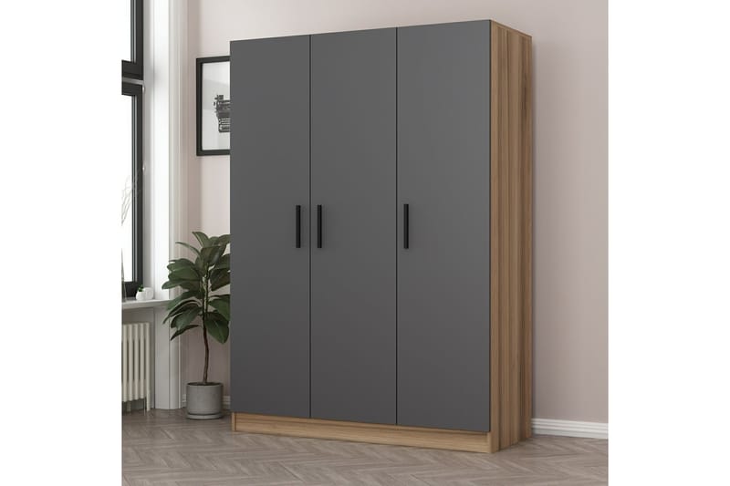 Garderobe Cambrian 135 cm - Brun - Oppbevaring - Garderober & garderobesystem