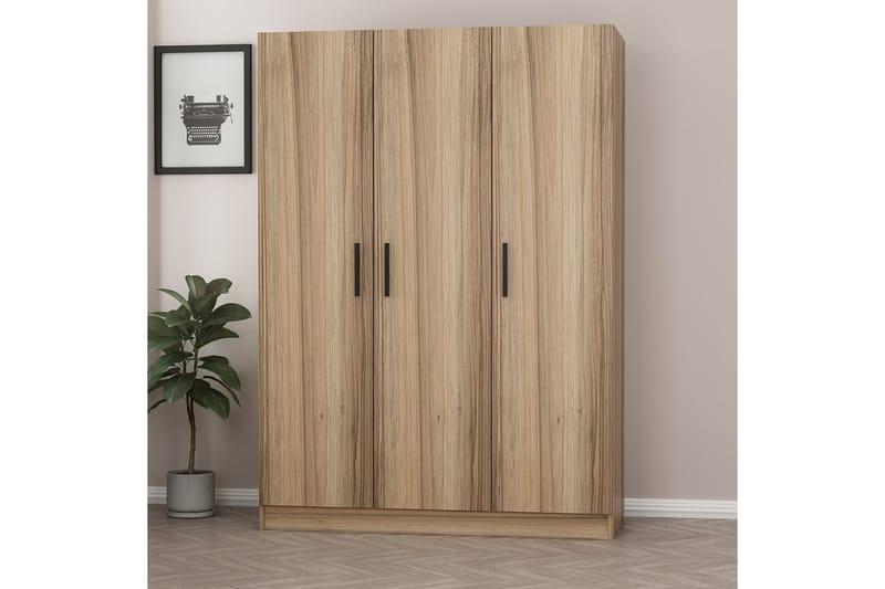 Garderobe Cambrian 135 cm - Eik - Oppbevaring - Garderober & garderobesystem