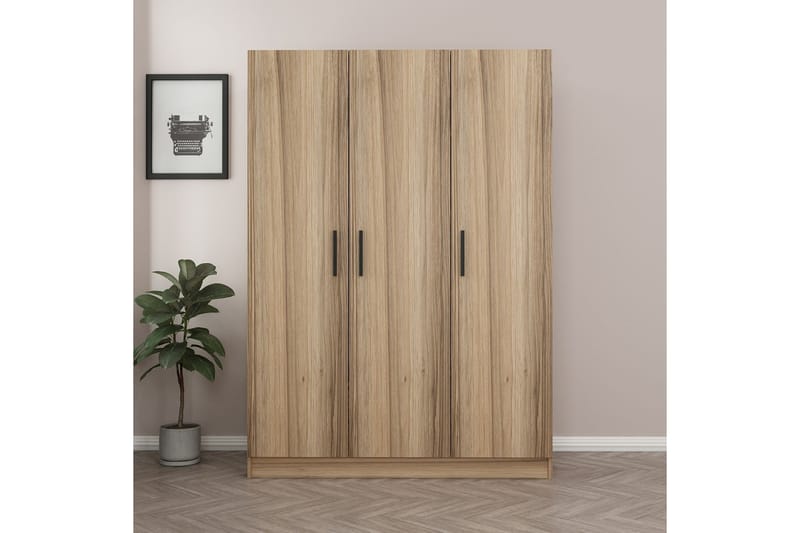 Garderobe Cambrian 135 cm - Eik - Oppbevaring - Garderober & garderobesystem