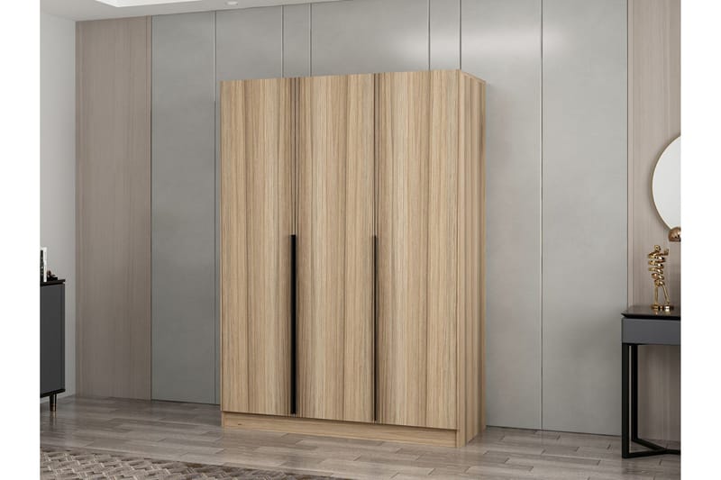 Garderobe Cambrian 135 cm - Eik - Oppbevaring - Garderober & garderobesystem