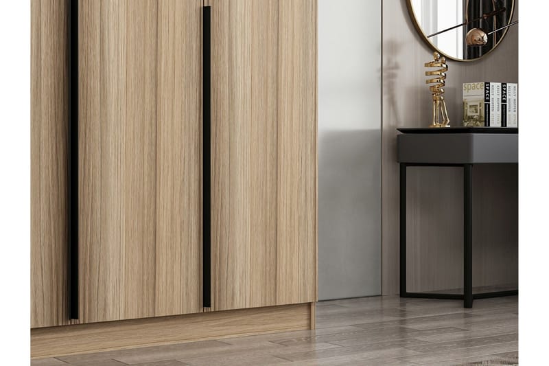 Garderobe Cambrian 135 cm - Eik - Oppbevaring - Garderober & garderobesystem