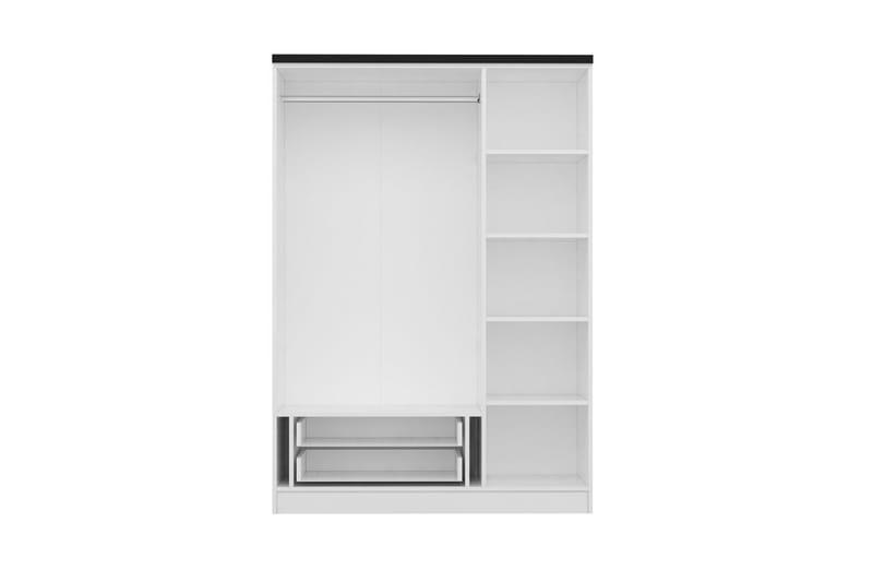 Garderobe Cambrian 135 cm - Hvit - Oppbevaring - Garderober & garderobesystem