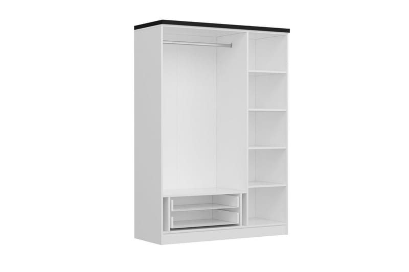 Garderobe Cambrian 135 cm - Hvit - Oppbevaring - Garderober & garderobesystem