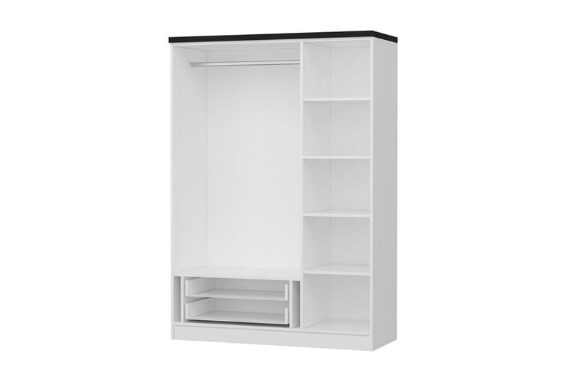 Garderobe Cambrian 135 cm - Hvit - Oppbevaring - Garderober & garderobesystem