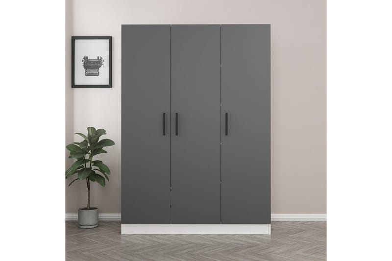 Garderobe Cambrian 135 cm - Hvit - Oppbevaring - Garderober & garderobesystem