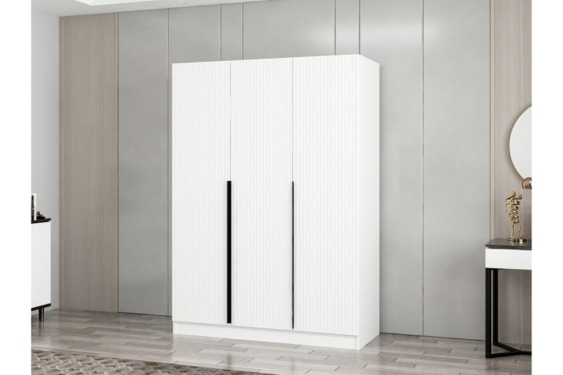 Garderobe Cambrian 135 cm - Hvit - Oppbevaring - Garderober & garderobesystem