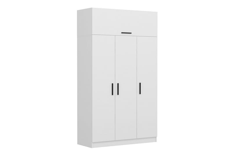 Garderobe Cambrian 135 cm - Hvit - Oppbevaring - Garderober & garderobesystem