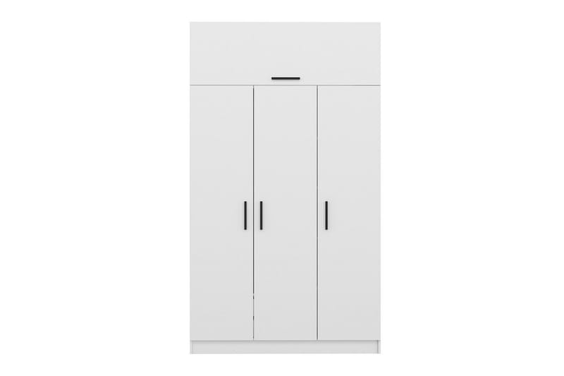 Garderobe Cambrian 135 cm - Hvit - Oppbevaring - Garderober & garderobesystem