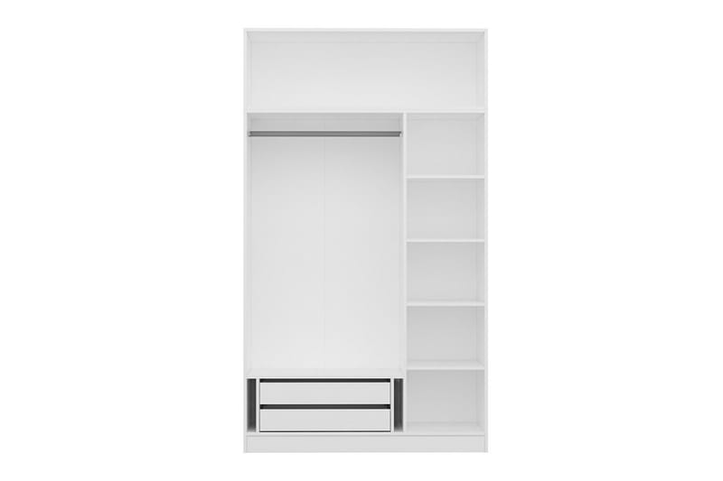 Garderobe Cambrian 135 cm - Hvit - Oppbevaring - Garderober & garderobesystem