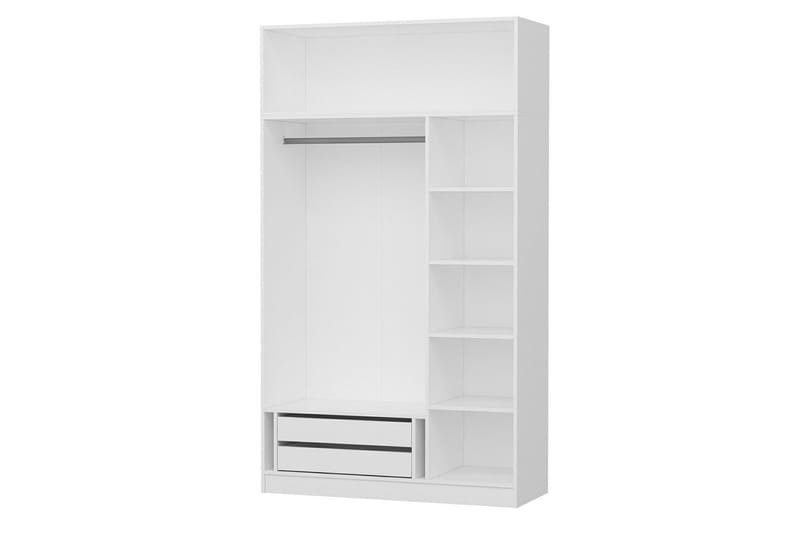 Garderobe Cambrian 135 cm - Hvit - Oppbevaring - Garderober & garderobesystem