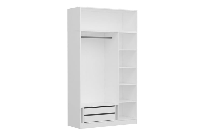 Garderobe Cambrian 135 cm - Hvit - Oppbevaring - Garderober & garderobesystem