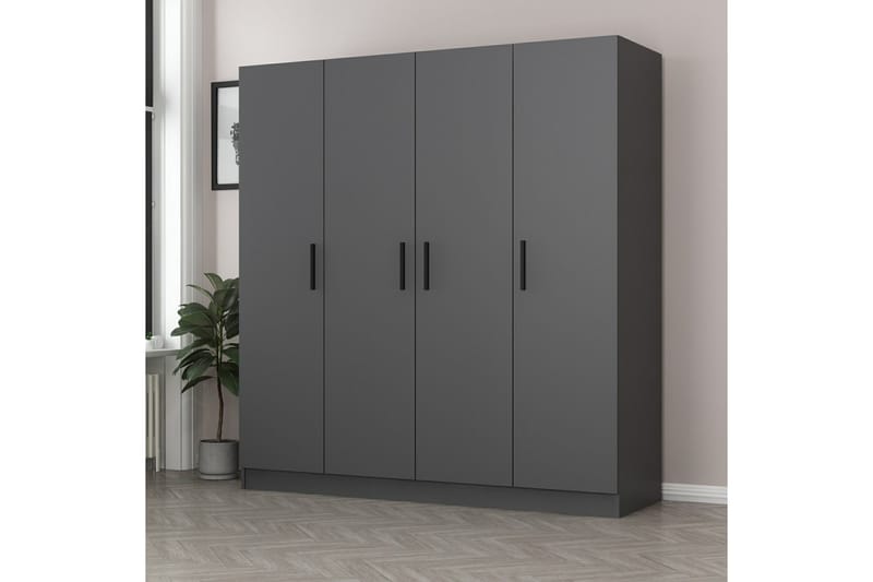 Garderobe Cambrian 180 cm - Antrasitt - Oppbevaring - Garderober & garderobesystem