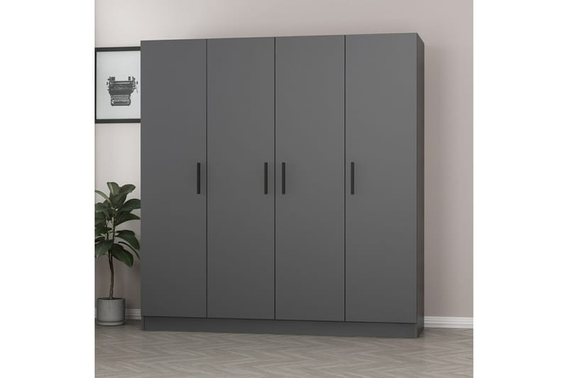 Garderobe Cambrian 180 cm - Antrasitt - Oppbevaring - Garderober & garderobesystem