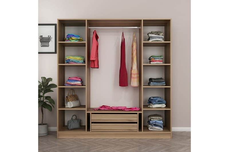 Garderobe Cambrian 180 cm - Antrasitt - Oppbevaring - Garderober & garderobesystem