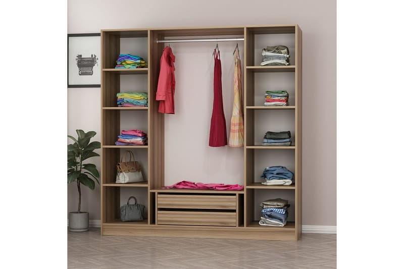 Garderobe Cambrian 180 cm - Antrasitt - Oppbevaring - Garderober & garderobesystem