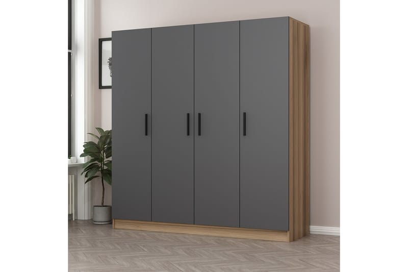 Garderobe Cambrian 180 cm - Antrasitt - Oppbevaring - Garderober & garderobesystem