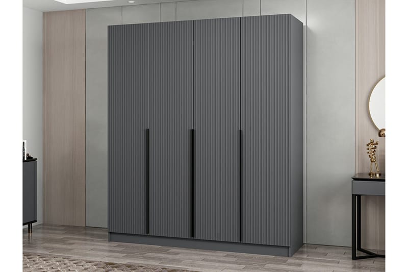 Garderobe Cambrian 180 cm - Antrasitt - Oppbevaring - Garderober & garderobesystem