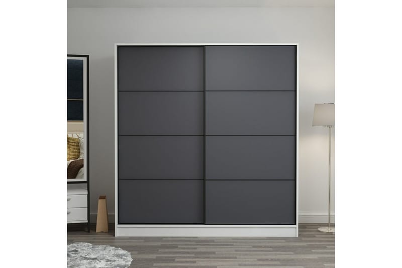 Garderobe Cambrian 180 cm - Antrasitt - Oppbevaring - Garderober & garderobesystem