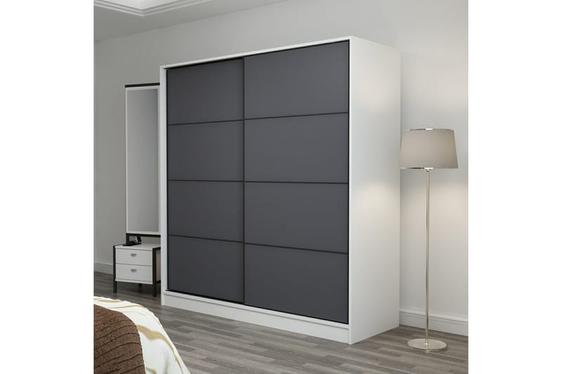 Garderobe Cambrian 180 cm - Antrasitt - Oppbevaring - Garderober & garderobesystem