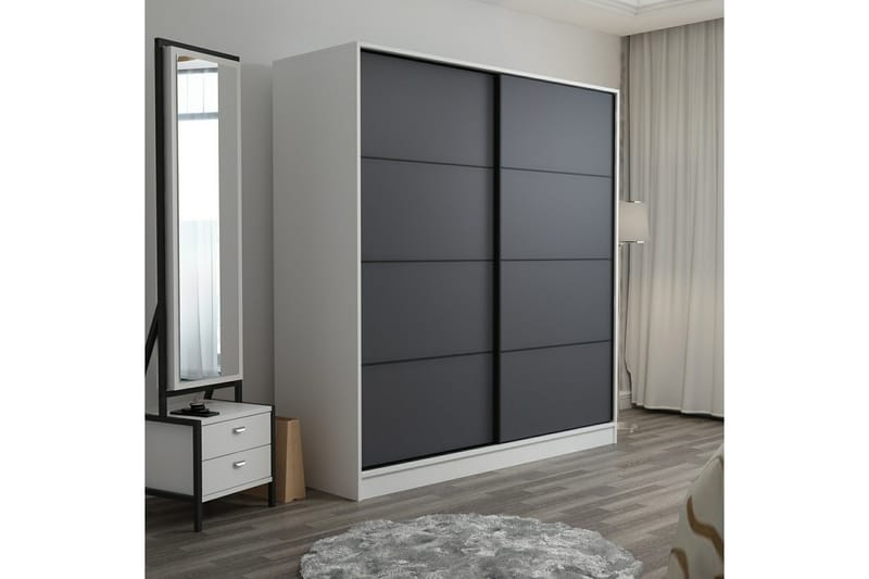 Garderobe Cambrian 180 cm - Antrasitt - Oppbevaring - Garderober & garderobesystem