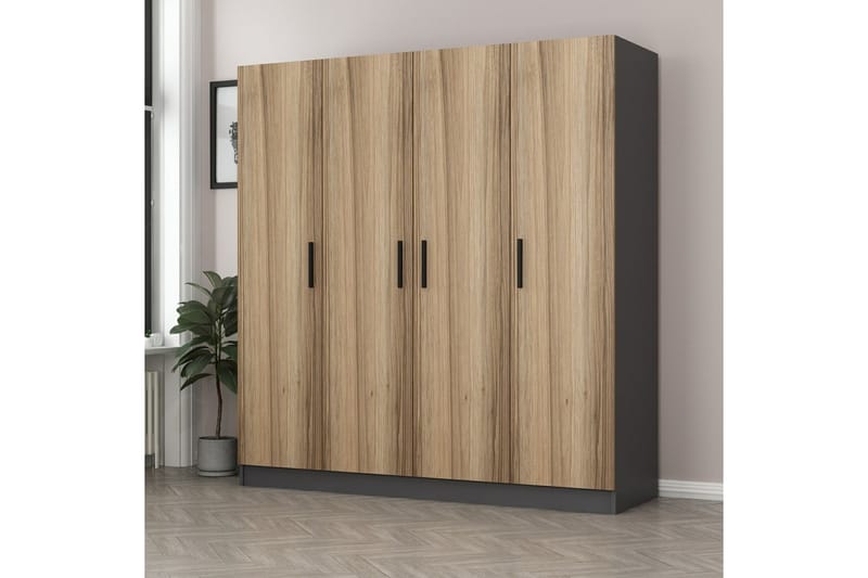 Garderobe Cambrian 180 cm - Brun - Oppbevaring - Garderober & garderobesystem