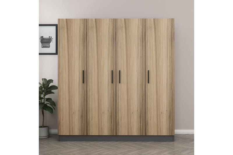 Garderobe Cambrian 180 cm - Brun - Oppbevaring - Garderober & garderobesystem