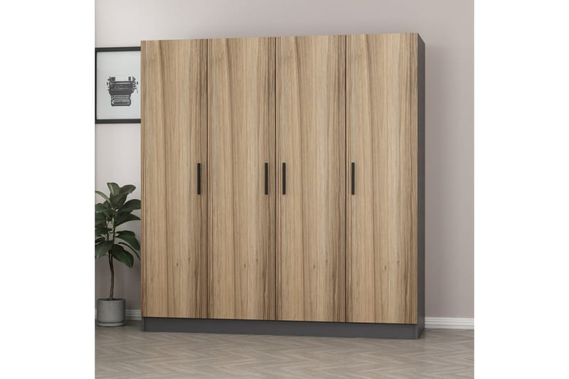 Garderobe Cambrian 180 cm - Brun - Oppbevaring - Garderober & garderobesystem