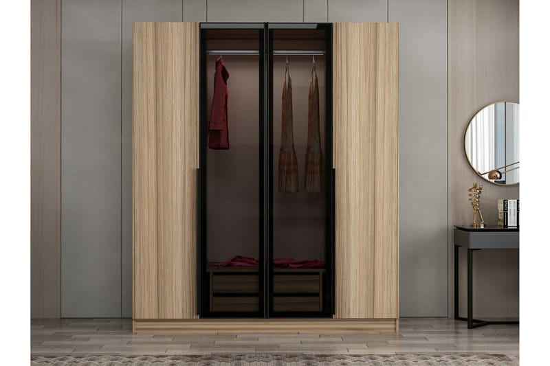 Garderobe Cambrian 180 cm - Brun - Oppbevaring - Garderober & garderobesystem